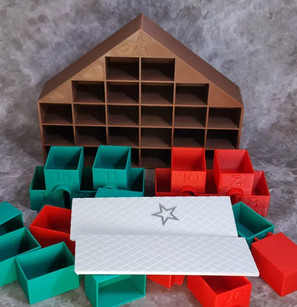 Nhà Lịch Vạn Niên In 3D Có Ngăn Kéo - Image 2