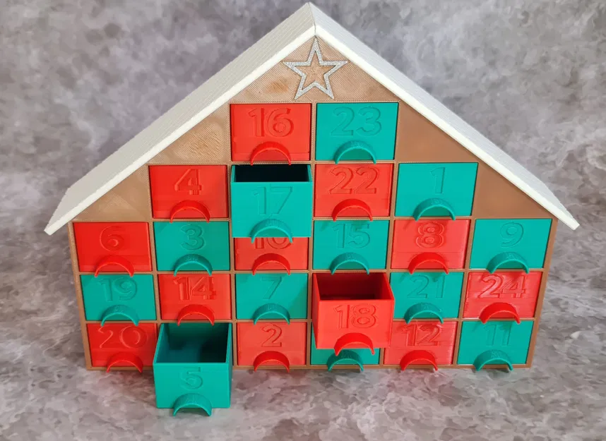 Nhà Lịch Vạn Niên In 3D Có Ngăn Kéo - Image 3