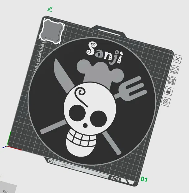 Đĩa Sanji One Piece - Image 3