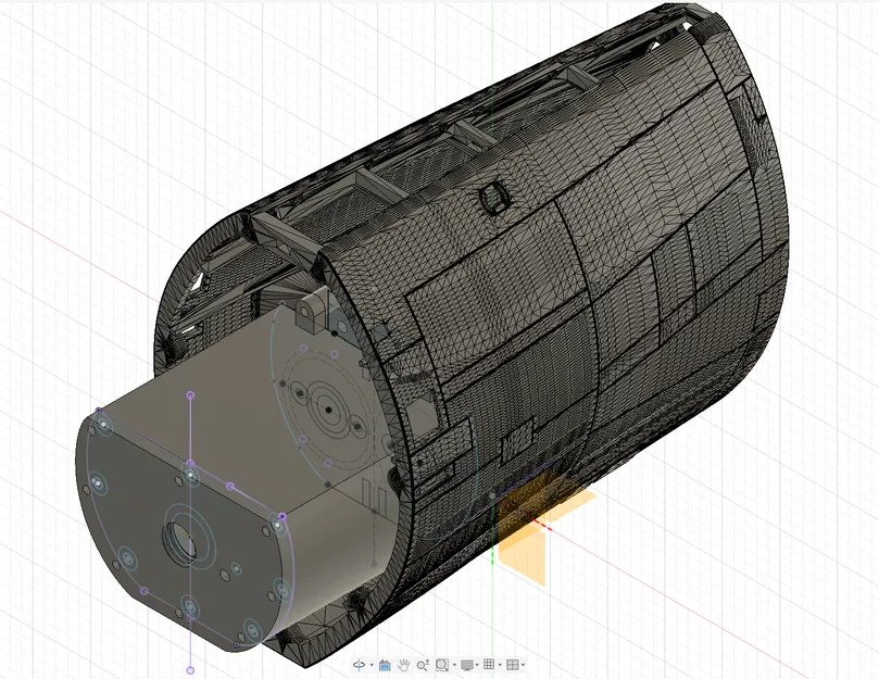 Tàu Ngầm RC Typ XXI Tỷ Lệ 1:48 - Khoang Động Cơ - Image 1