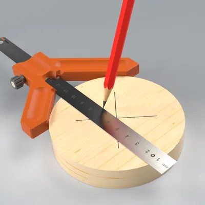 Thước Căn Tâm – Dụng Cụ Tìm Tâm Đường Kính Tròn