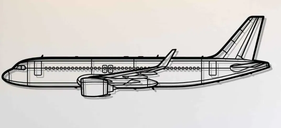 Tranh Treo Tường Máy Bay Airbus A320neo - Image 1