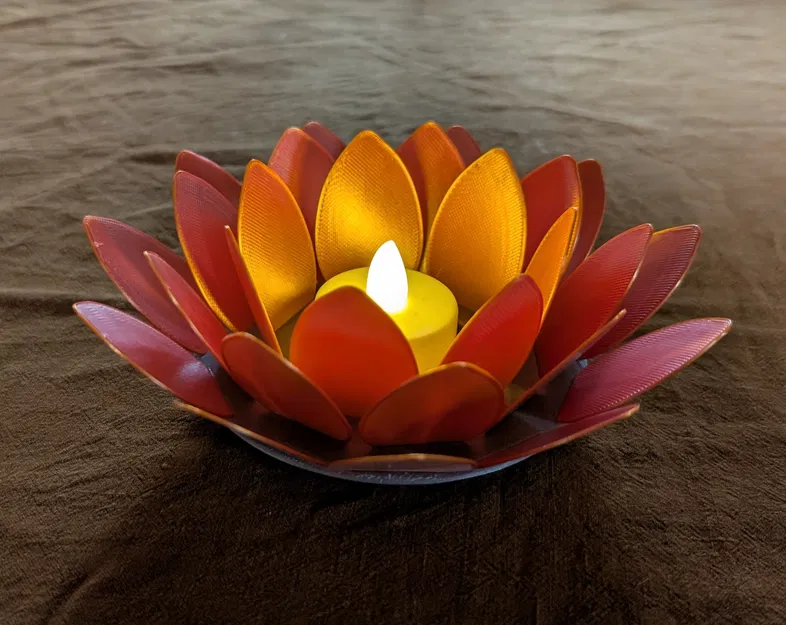 Mô hình Hoa Nến Tealight - Tealight Flower - Image 2
