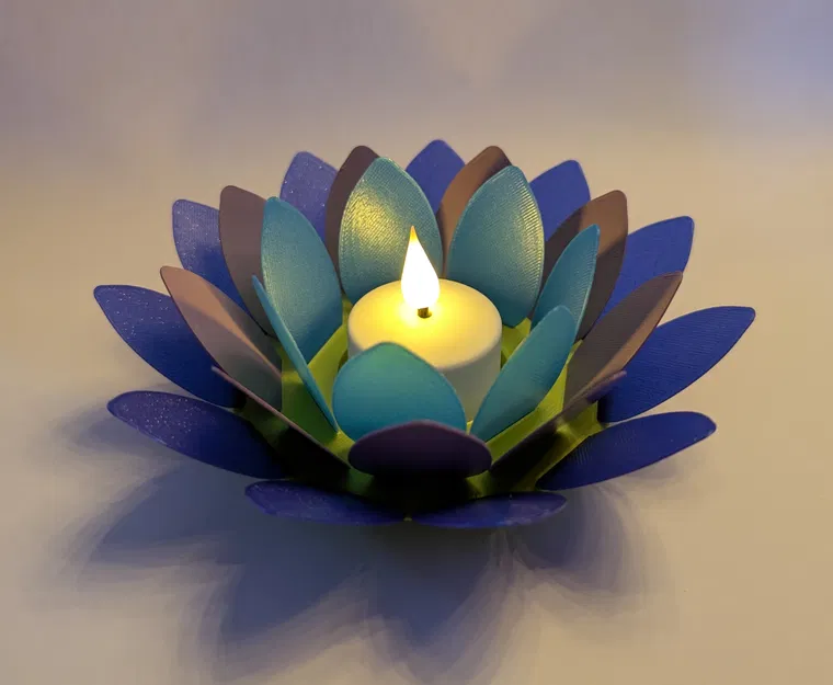 Mô hình Hoa Nến Tealight - Tealight Flower - Image 3