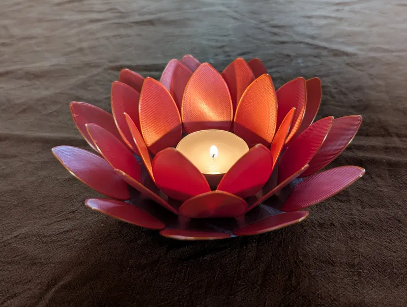Mô hình Hoa Nến Tealight - Tealight Flower - Image 5