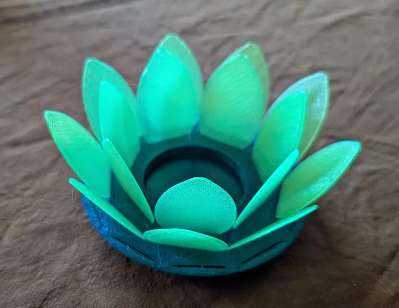 Mô hình Hoa Nến Tealight - Tealight Flower - Image 7