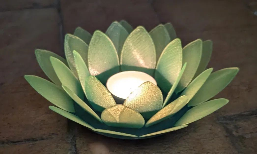Mô hình Hoa Nến Tealight - Tealight Flower - Image 8