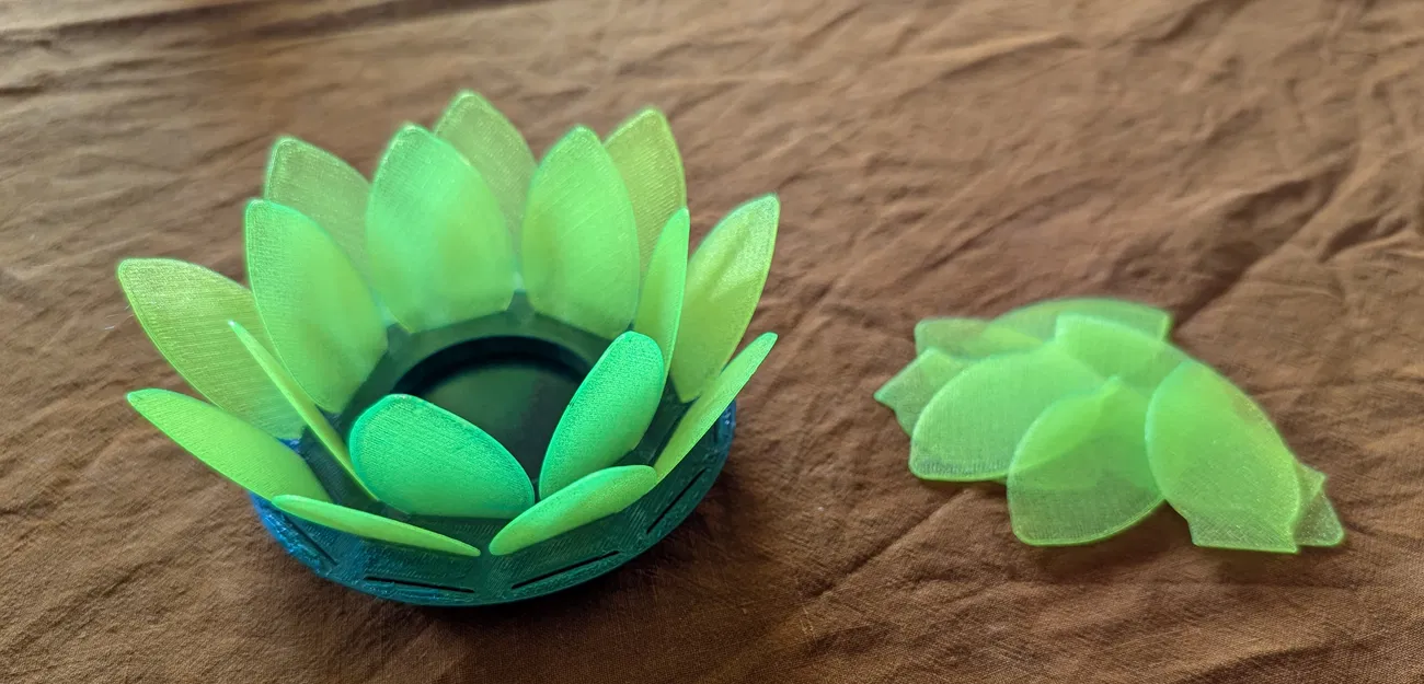 Mô hình Hoa Nến Tealight - Tealight Flower - Image 9