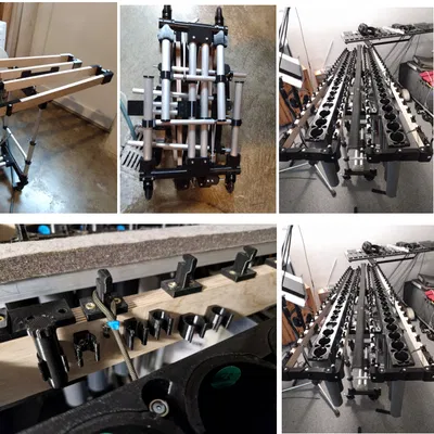 Khung Vibraphone và Ống Cộng Hưởng Có Trục Lá Rung Cho Tấm Âm Musser M55