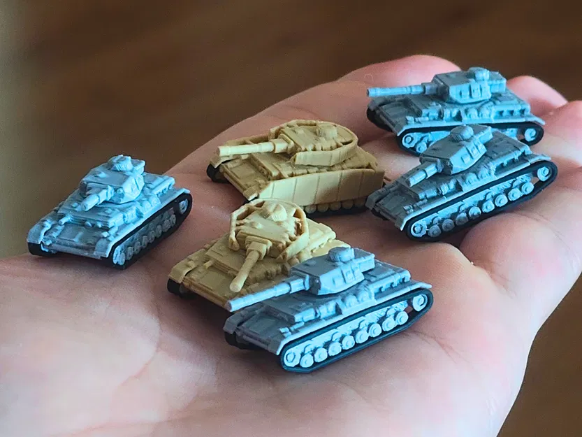 Mô hình xe tăng Panzerkampfwagen IV tí hon - Image 1