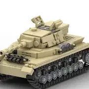 LEGO Quân sự LEGO Tương thích Panzer IV