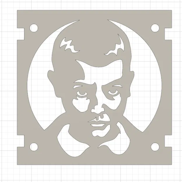 Stern Pinball - Miếng Chèn Hệ Thống Đèn Loa - Stranger Things Eleven - Image 1