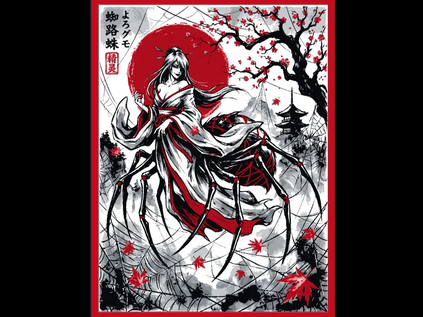 Spiderwoman / Yorogumo Hueforge - Image 1