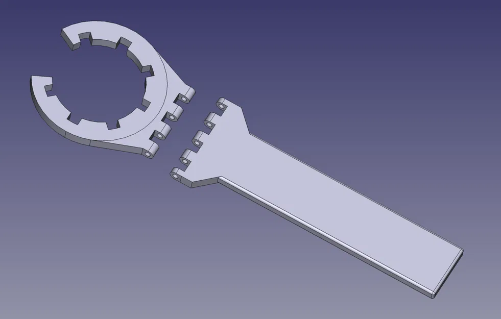 Cờ lê góc cho ốc siết ống PE - Image 1