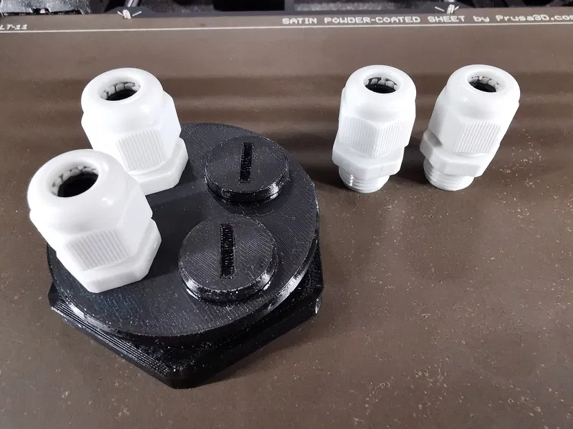 Bộ chuyển đổi bịt đầu PG42 sang 4 đầu nối cáp PG9 - Image 10