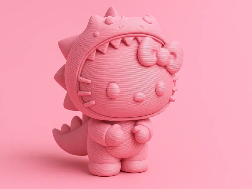 Bộ Đồ Khủng Long Hello Kitty Siêu Dễ Thương - Image 1
