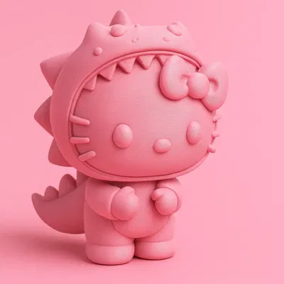 Bộ Đồ Khủng Long Hello Kitty Siêu Dễ Thương