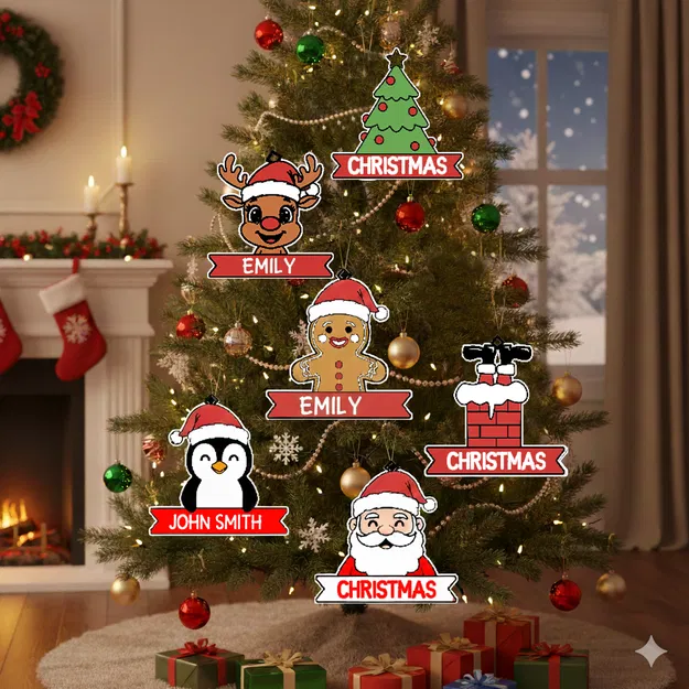 Bộ Tạo Móc Khóa Tên Giáng Sinh Kiểu Pixel - Image 2