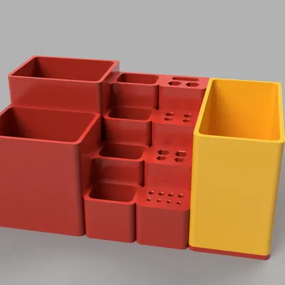 Hộp Sắp Xếp Đồ Dùng Văn Phòng/Dụng Cụ Trên Bàn