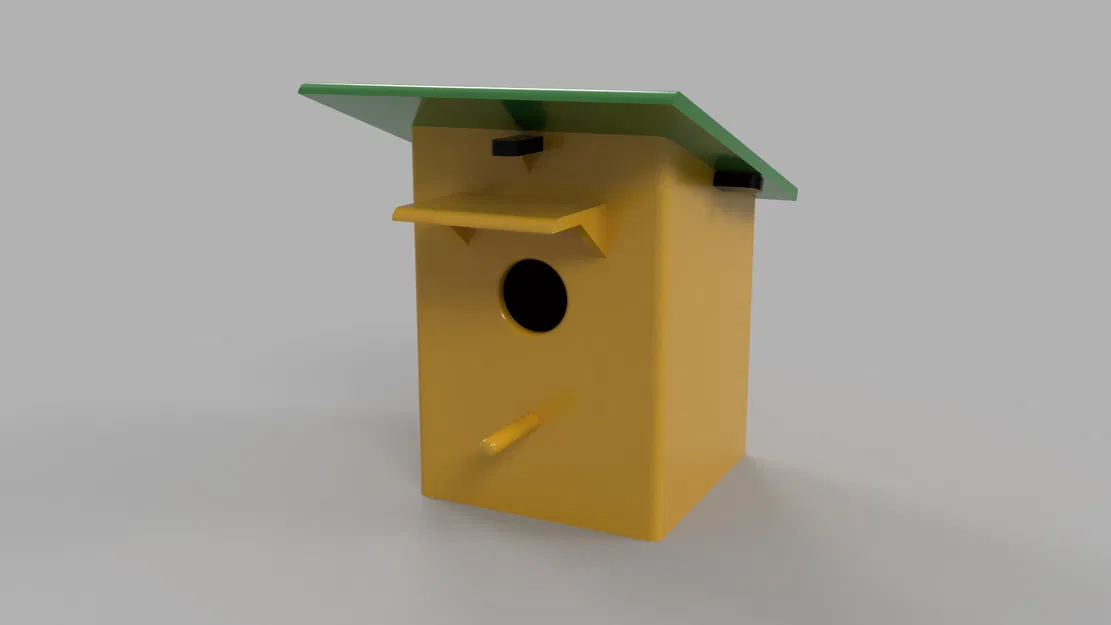 Nhà Chim – Nhà Chim In 3D Có Mái Mở - Image 1