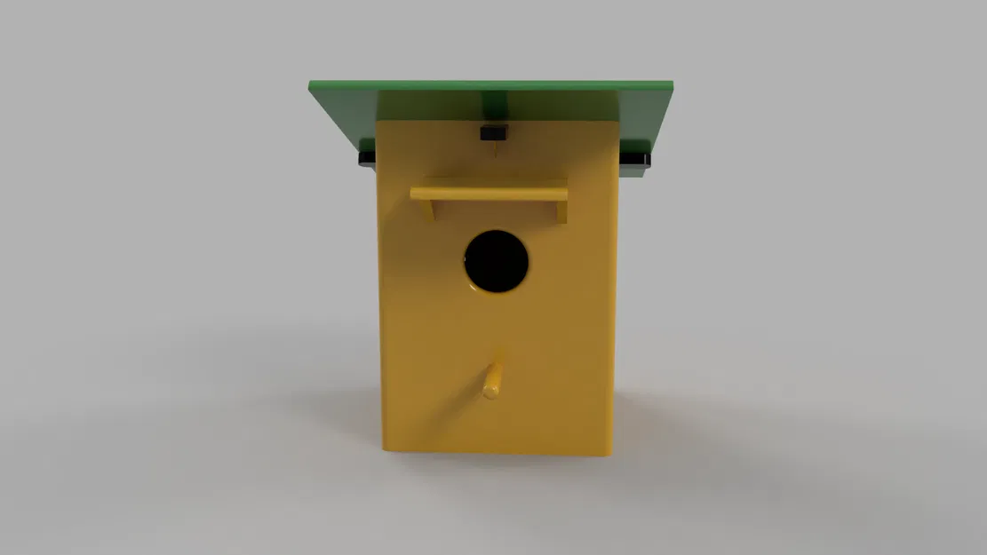 Nhà Chim – Nhà Chim In 3D Có Mái Mở - Image 2