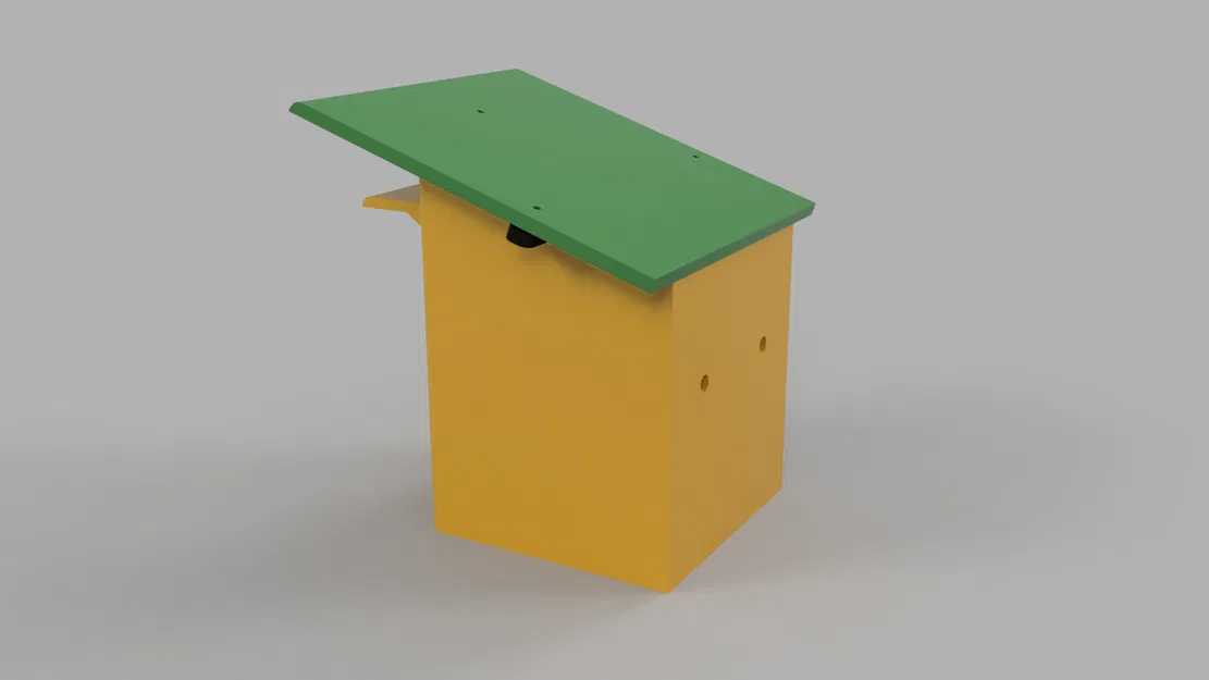 Nhà Chim – Nhà Chim In 3D Có Mái Mở - Image 4