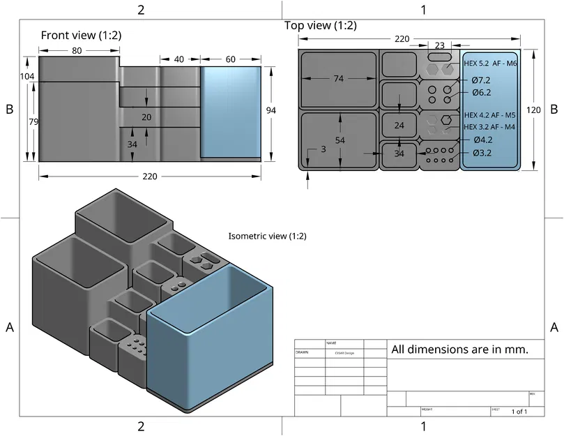 Hộp Sắp Xếp Đồ Dùng Văn Phòng/Dụng Cụ Trên Bàn - Image 6