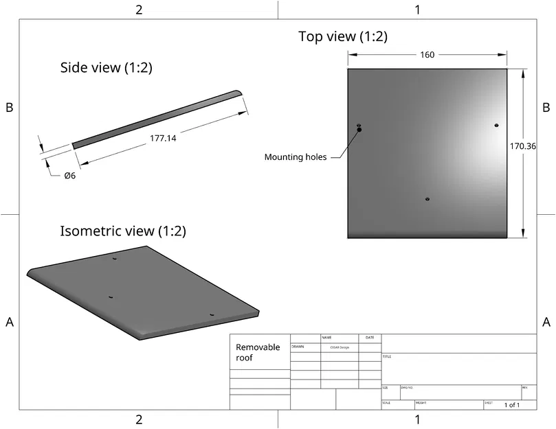 Nhà Chim – Nhà Chim In 3D Có Mái Mở - Image 8