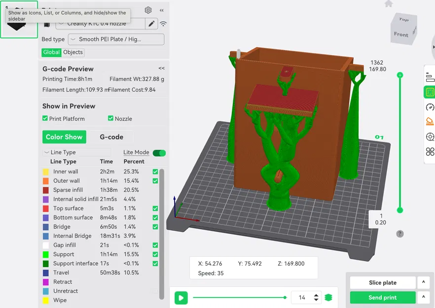 Nhà Chim – Nhà Chim In 3D Có Mái Mở - Image 10