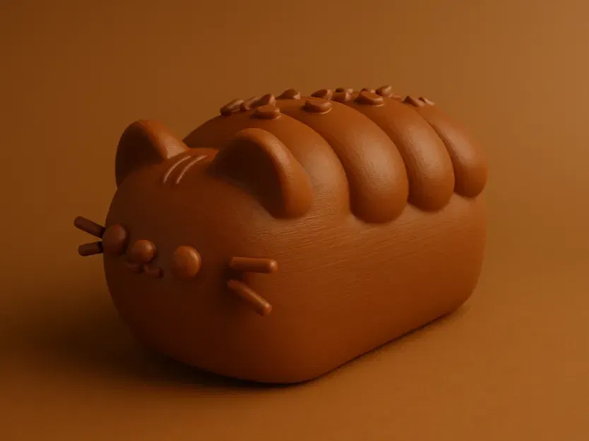 Mẫu Ổ Bánh Mì Mèo Dễ Thương - Image 1