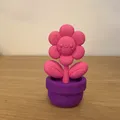 Mô hình Bông hoa Hạnh phúc trong chậu - Thumbnail 2