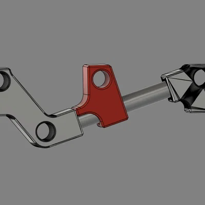 Thanh đỡ tầng trên cho Kệ Giày Module