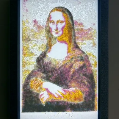 Mô hình L.H.O.O.Q. của Marcel Duchamp