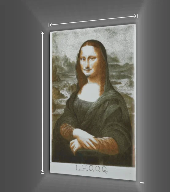 Mô hình L.H.O.O.Q. của Marcel Duchamp - Image 3