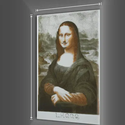 Mô hình L.H.O.O.Q. của Marcel Duchamp
