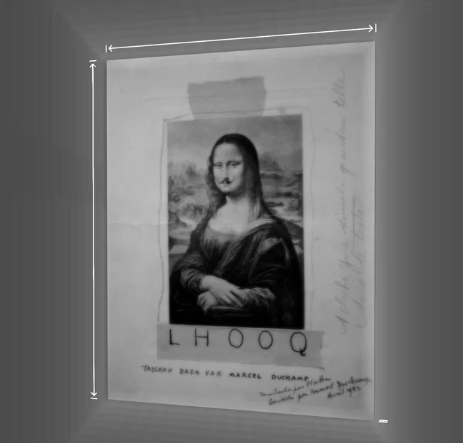 Mô hình L.H.O.O.Q. của Marcel Duchamp - Image 6
