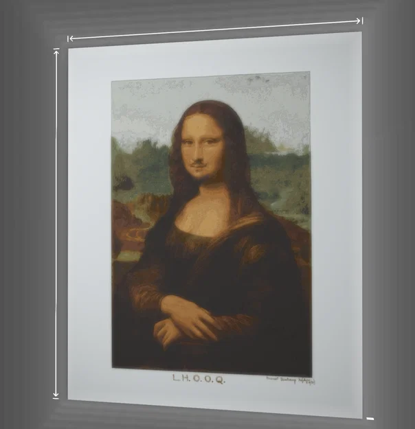 Mô hình L.H.O.O.Q. của Marcel Duchamp - Image 7