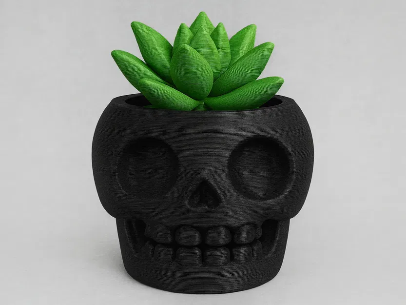 Chậu Cây Đầu Lâu Dễ Thương (Skull Plant Buddy) - Image 1