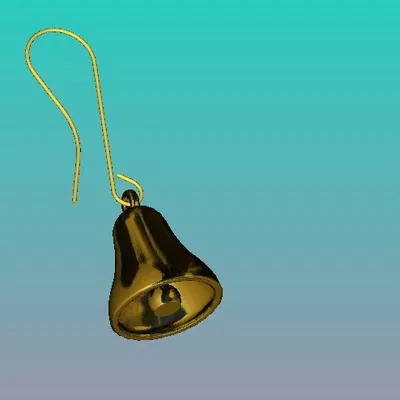 Chuông Giáng Sinh 22mm Cập nhật - Xin lỗi Chuông Giáng Sinh 01 Lỗi. In liền (2 Gramm)