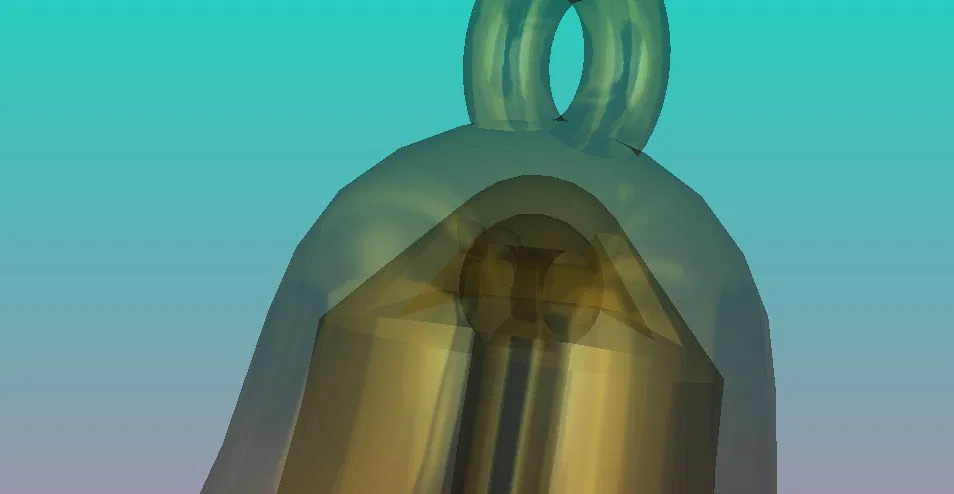 Chuông Giáng Sinh 22mm Cập nhật - Xin lỗi Chuông Giáng Sinh 01 Lỗi. In liền (2 Gramm) - Image 4