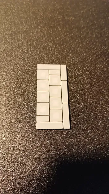 H0 Đầu Nối Sân Ga Vân Vuông 55 x 3 - Image 1