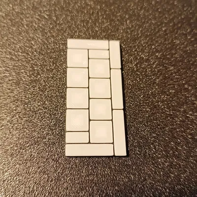 H0 Đầu Nối Sân Ga Vân Vuông 55 x 3