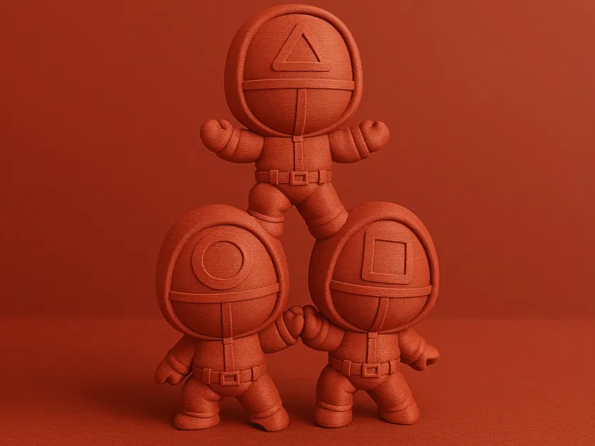 Bộ Ba Squid Game Dễ Thương - Image 1