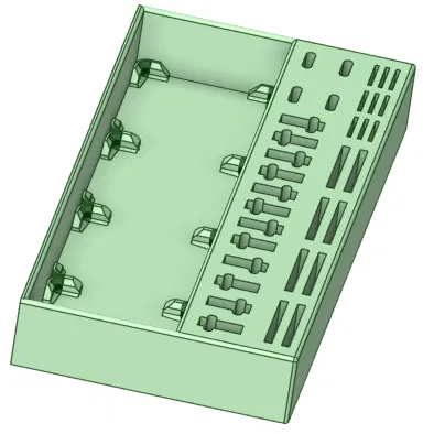 Hộp Đựng Đồ USB Theo Modul Gridfinity 4x1