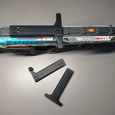 Tay Cần Gạt Dễ Lắp + Tay Kéo Chữ T Mod X-Shot Fury-X (Trượt Lên Ray Picatinny!)