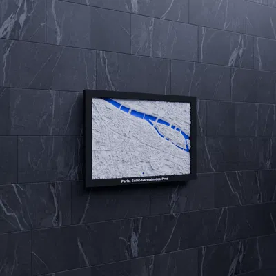 Mô hình thu nhỏ địa hình 3D Paris, Saint-Germain-des-Pres - Pháp