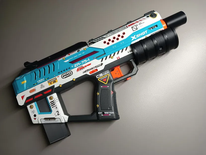 Tay Cần Gạt Dễ Lắp + Tay Kéo Chữ T Mod X-Shot Fury-X (Trượt Lên Ray Picatinny!) - Image 8