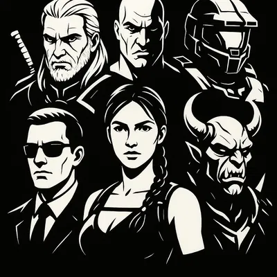 Mô hình nhân vật game Hueforge