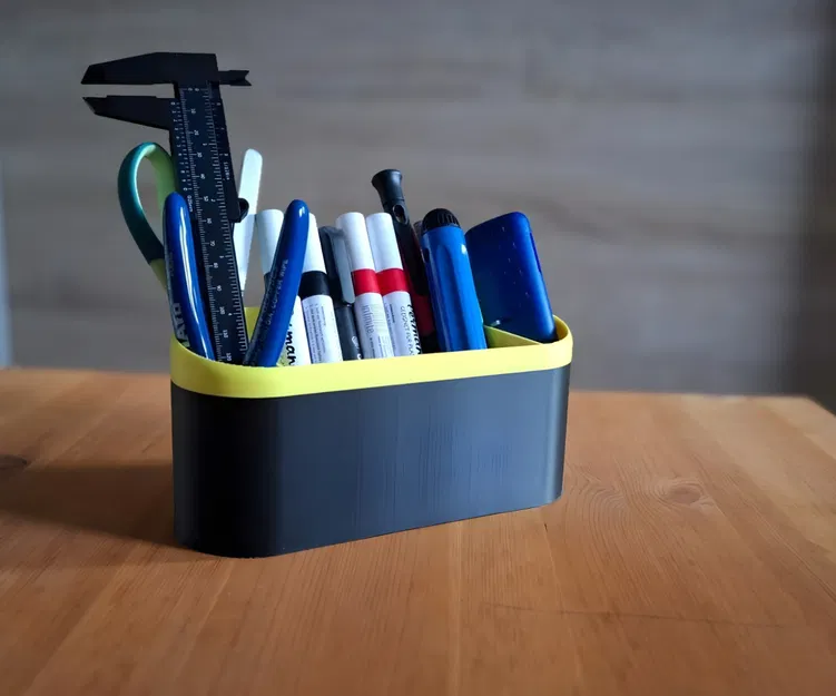 Hộp Đựng Bút & Đồ Dùng Văn Phòng Hình Oval - Image 2