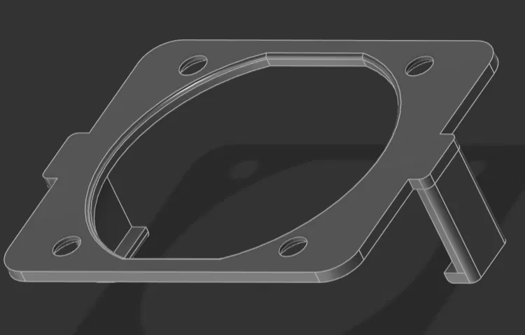 Giá đỡ quạt 40mm cho Adaptec AEC 82885T - Image 1